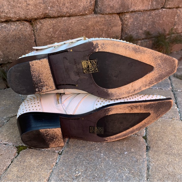 Anine Bing White Penny Boots, Sz 39 EU, 8 US - Picture 5 of 10